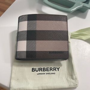 COPY - Burberry Mens Check & Bifold Wallet